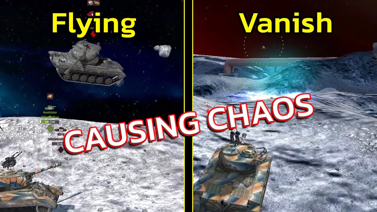Causing Chaos in Gravitizing mode! 🤣 in WoT Blitz 😮