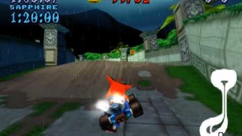 Crash Team Racing Walkthrough Part 23 - Tiger Temple [Relic Race]