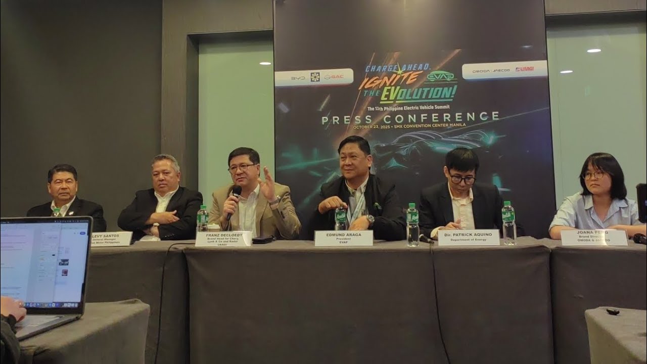 The 13th Philippine Electric Vehicle Summit Press Conference