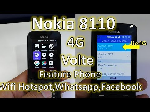 Hp nokia 8110 4G bisa whatsApp. 