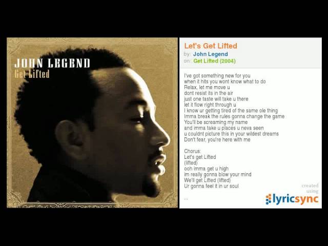 Guarda John Legend - Let's Get Lifted su YouTube Guarda John Legend - Let's Get Lifted su YouTube