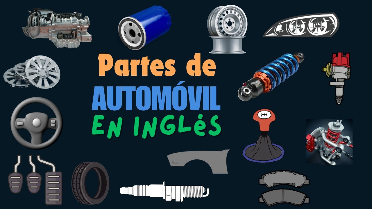 Las partes de automóvil en INGLES - Vocabulario