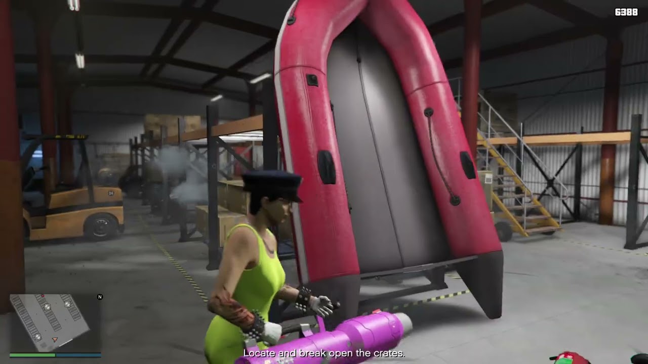 GTA V Salvage Yard Robbery, The McTony Robbery, Sonar Equipment
