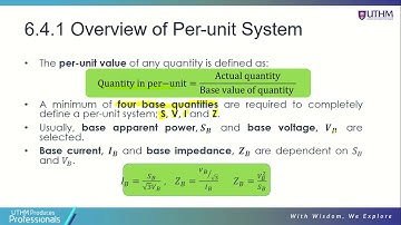 Chapter 6 Industrial Power System - Per Uni System