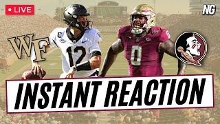 No. 4 Florida State vs. Wake Forest Instant Reaction Show