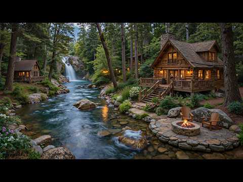 Beautiful Summer Piano Music with Nature Sounds 🌿 Soothing Riverside Ambience for Relax, Work