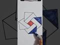 In this video, I demonstrate how to draw an easy and attractive 3D shape