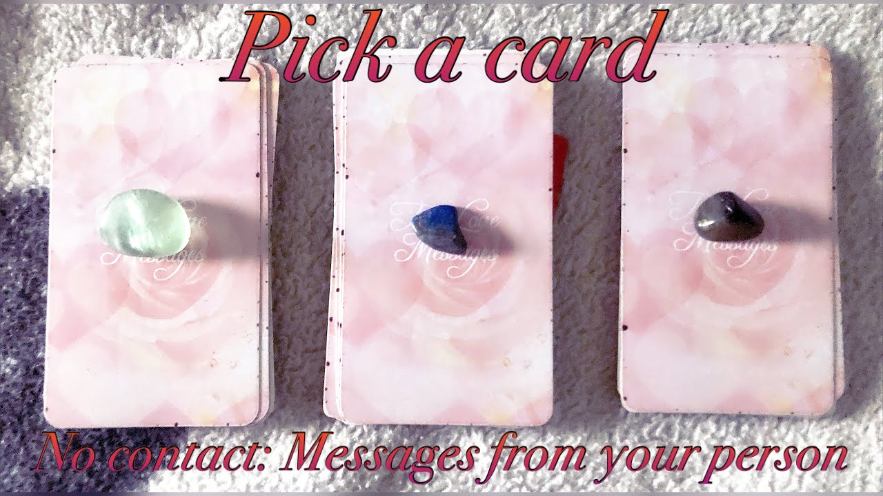No contact: Messages from your person💓💌📲//Pick a card//Love tarot reading//Timeless