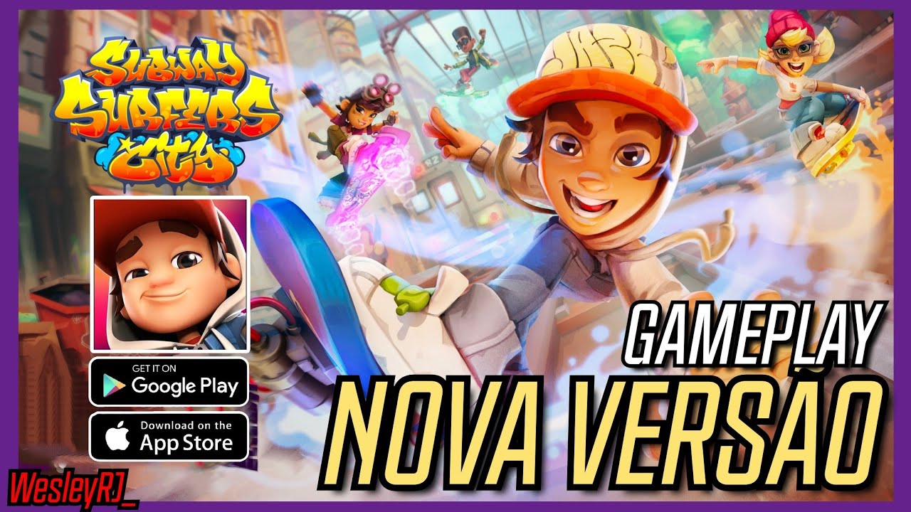 SUBWAY SURFERS CITY | NOVA VERSÃO do CLÁSSICO JOGO DE CORRIDA, GAMEPLAY, AÇÃO (Android/IOS) GRÁTIS
