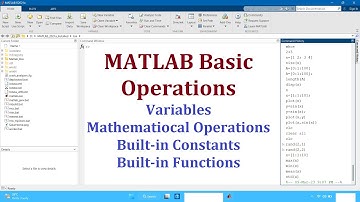 MATLAB Basic Operations | Urdu | Hindi #MATLAB #basic #operations #builtinfuctions #builtinconstants