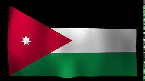 Jordan Flag 4K Loop Video