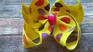 COMO HACER UN MOÃ‘O BOUTIQUE TECNICA SUPER FACIL. EASY WAY TO MAKE BOUTIQUE BOW. ðŸŽ€Nennis BowsðŸŽ€