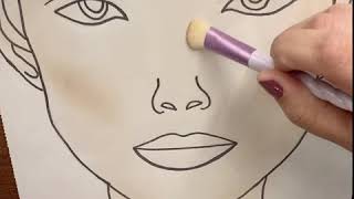Maquillaje en face chart (no talking)