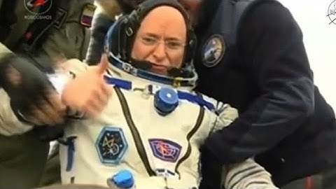 ISS crew returns to Earth after year in space