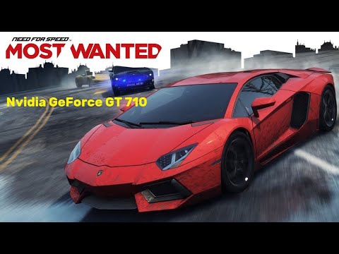 Need For Speed: Most Wanted. FPS Test Nvidia GeForce GT 710 (INTEL Xeon E3 1270)