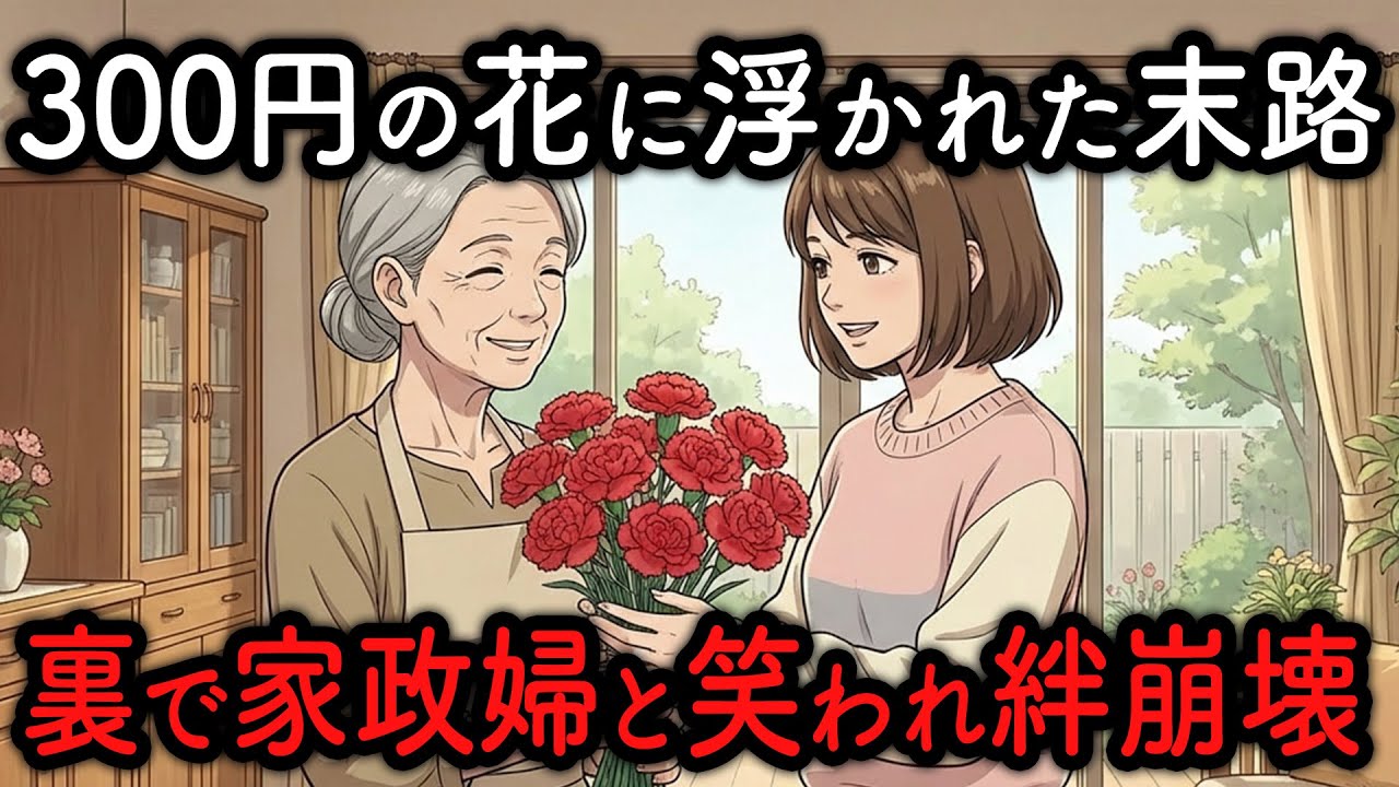 「300円の花で泣いてチョロい」母の日に大量の洗濯物を押し付ける娘夫婦…裏で「無料の家政婦」と笑うのを聞いた68歳女性の覚悟