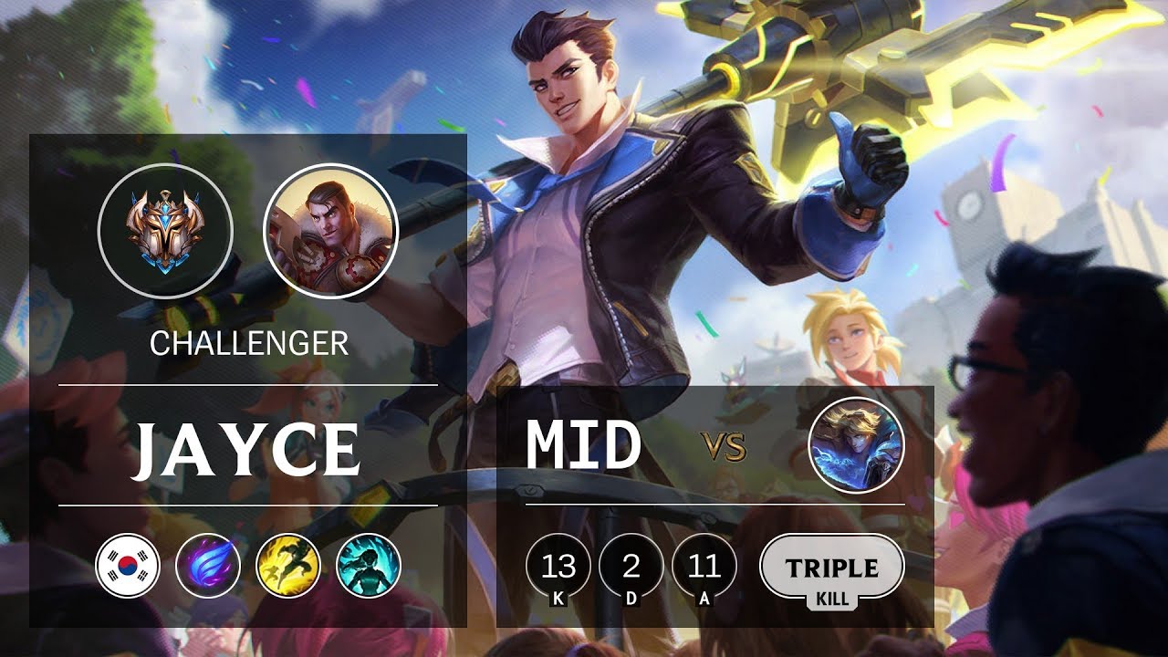 Jayce Mid vs Ezreal - KR Challenger Patch 9.18