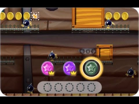 [Super Mario Run]World Star-9:Airship Plunder, black coin run