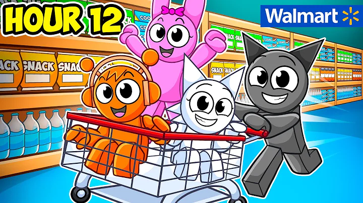 24 Hour OVERNIGHT at WALMART in Roblox With MY FRIENDS!
