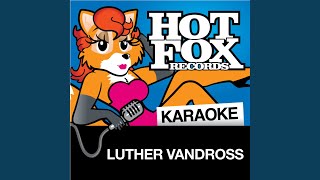 Superstar (In The Style Of 'Luther Vandross')