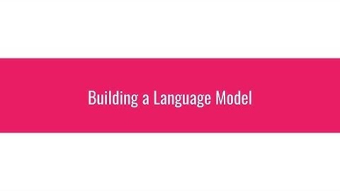 CMU Sphinx - Language Model