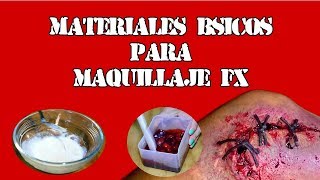 Materiales básicos para maquillaje fx