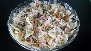 САЛАТ С МАКАРОНАМИ И ТУНЦОМ!СЫТНЫЙ ,ВКУСНЫЙ САЛАТ! САЛАТ С МАКАРОНАМИ И ТУНЦОМ!СЫТНЫЙ ,ВКУСНЫЙ САЛАТ!