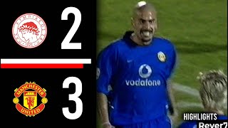 Olympiacos v Manchester United | Highlights | UCL | 2002/2003