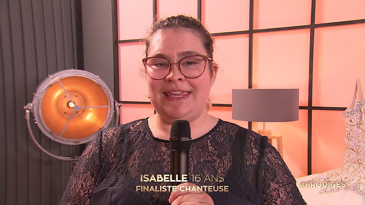 La Gagnante Prodiges 2020 : Isabelle 16 ans, finaliste de la catégorie chant Saison 7