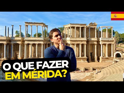 Vídeo: Como chegar a Mérida na Espanha e o que fazer lá