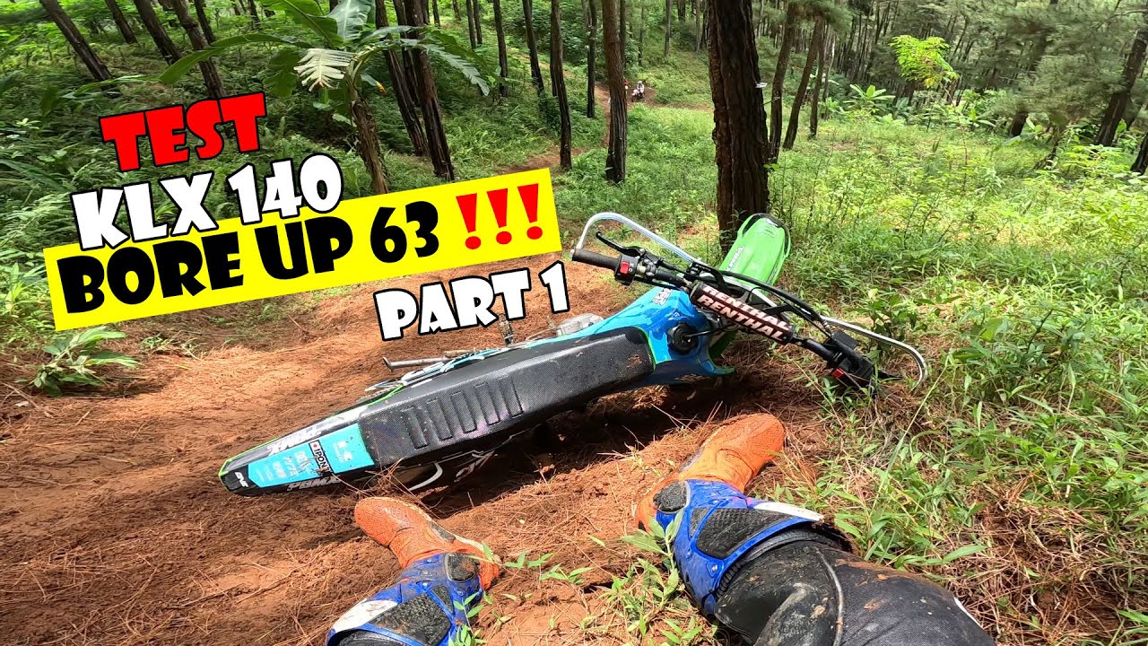 KLX 140 BORE UP 63, HALUS TAPI BERTENAGAAAA !!! (PART #1) - DARDERDOR.MX TRABAS CHANNEL