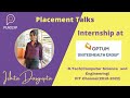 Ep 27 placement talks optum uhg interview experience ft ishita dasgupta  cse  vitc  placexp