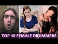 Top 10 Female Drummers!