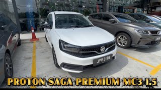 PROTON SAGA PREMIUM MC3 PUTIH SNOW WHITE 