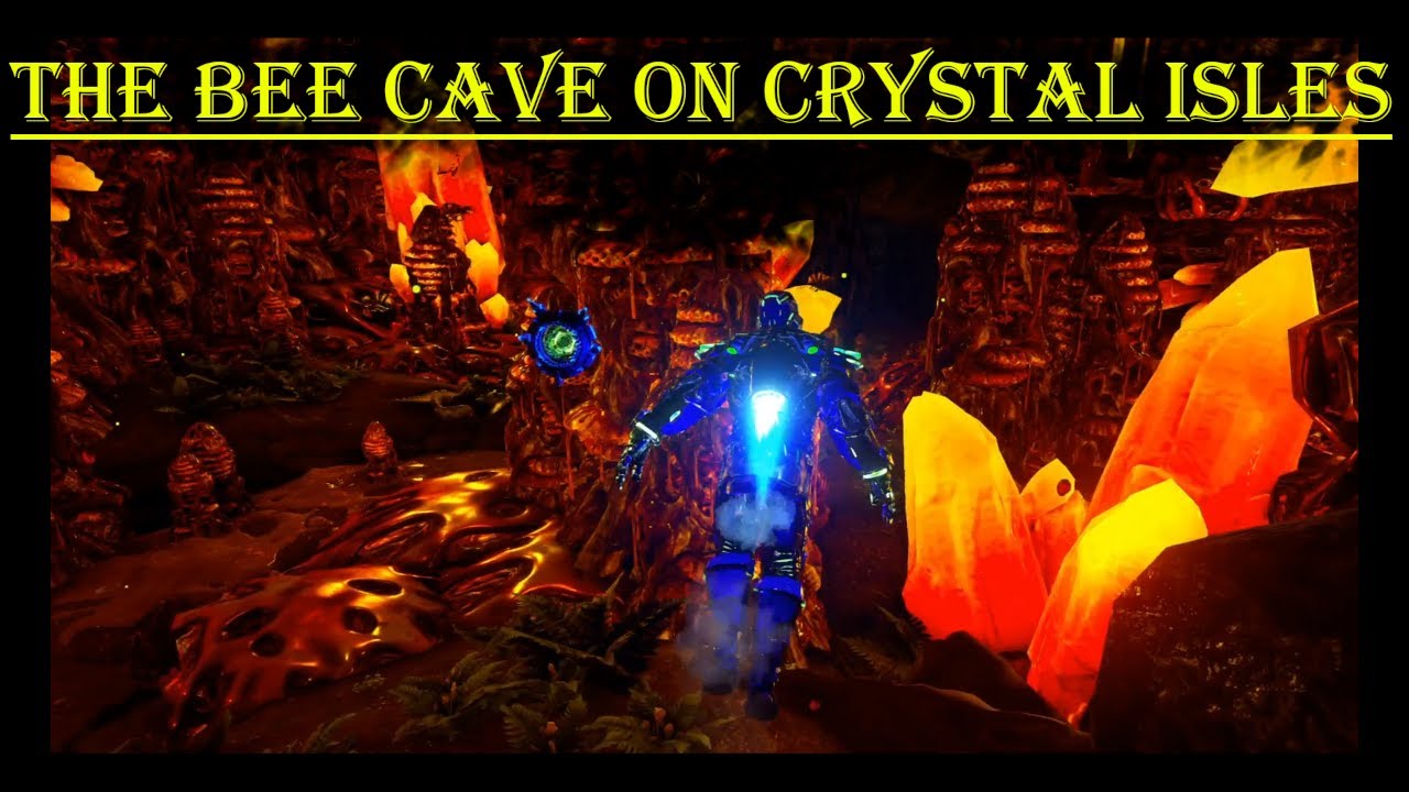 Ark Survival the "Bee Cave" on Crystal Isles
