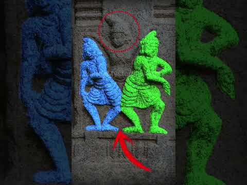 How is it possible?🤯😳 #illusion #shorts #ancient #technology #temple #hindu #carving #trending #3d
