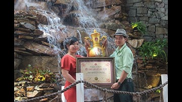 Quán cà phê có thác nước nhân tạo cao nhất Việt Nam