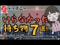 【必需品・不用品】夏ディズニーの持ち物を徹底解説！猛暑日の注意点も！【知らないと危険】