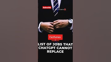 Jobs that chatgpt can