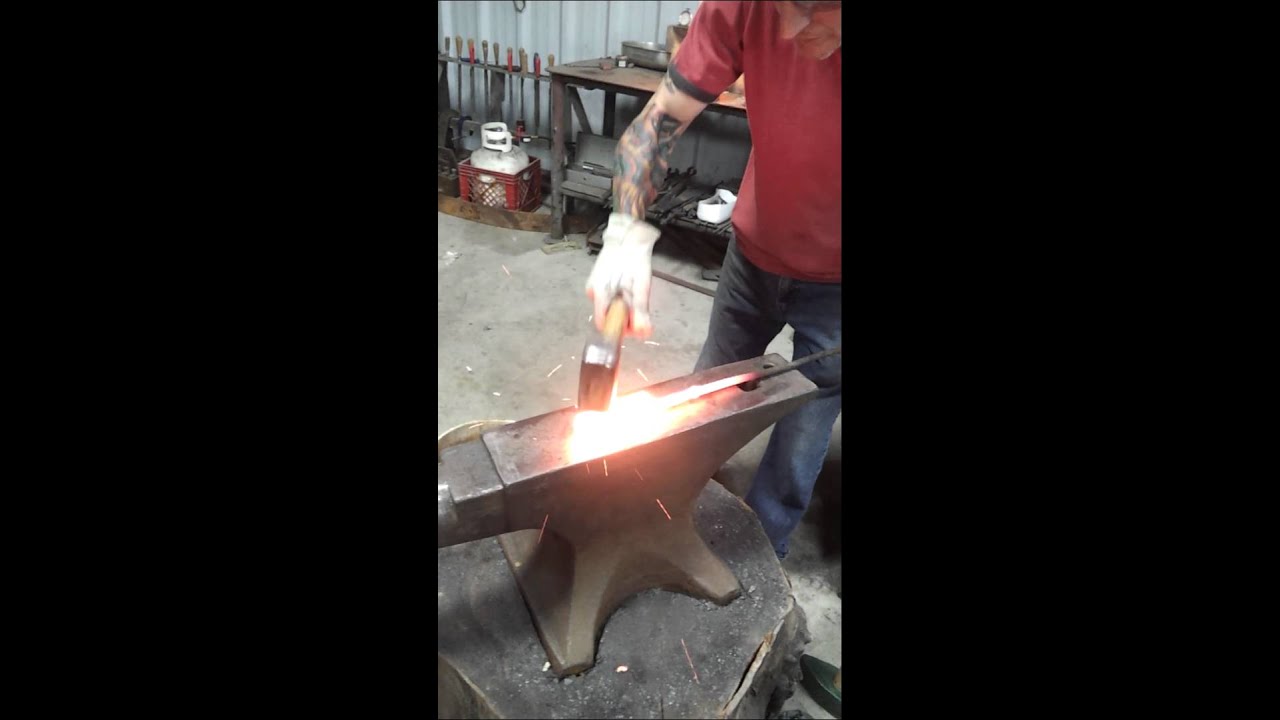 welding damascus YouTube
