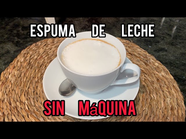 ☕ Espuma de leche en casa con Café 1820