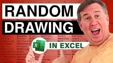 Excel - How to Use RANDBetween Function for Random Drawings & Door Prize Giveaways - Episode 726