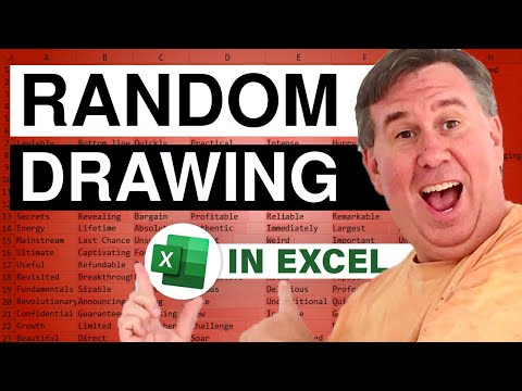 Excel - How to Use RANDBetween Function for Random Drawings & Door Prize Giveaways - Episode 726
