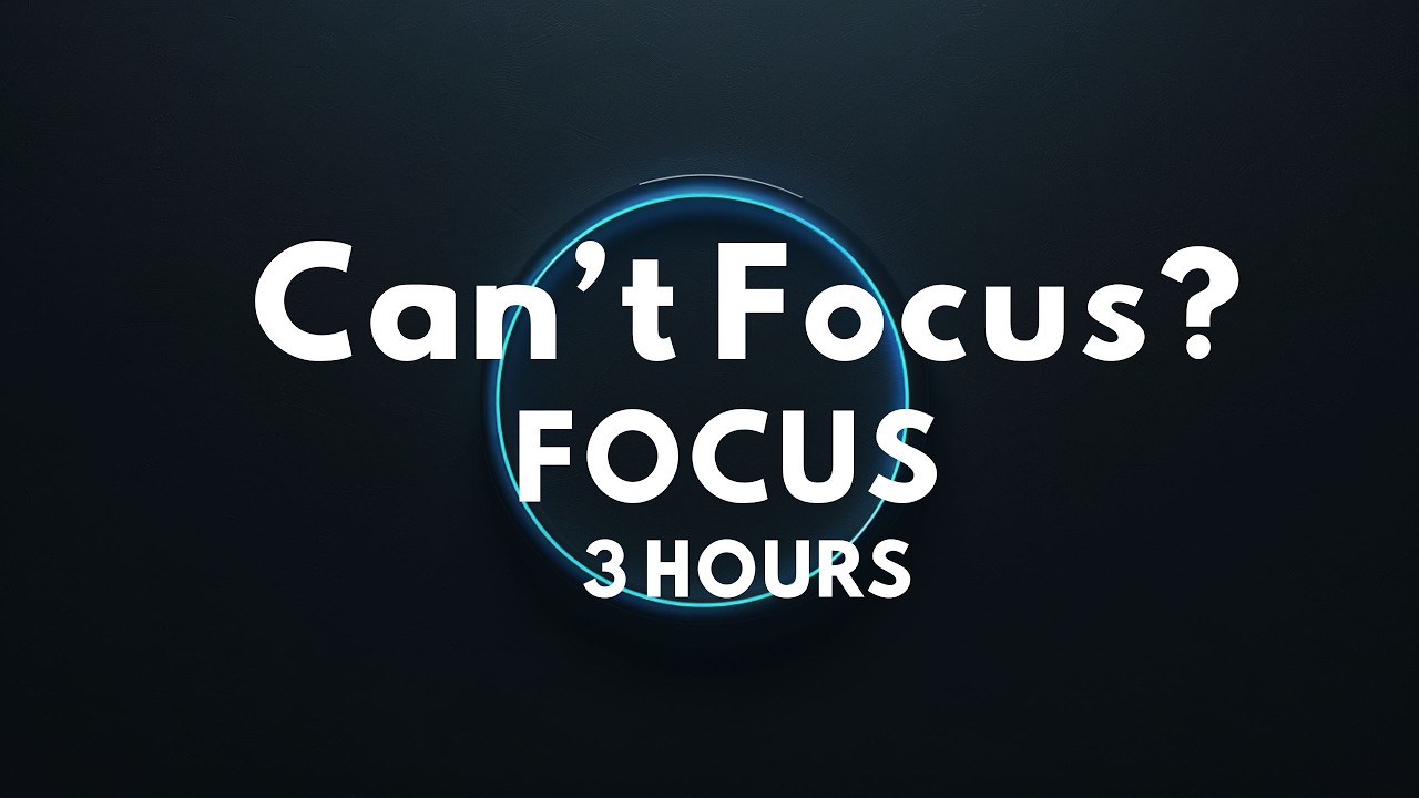 Can’t Focus? Minimal Focus Environment – 3 Hours