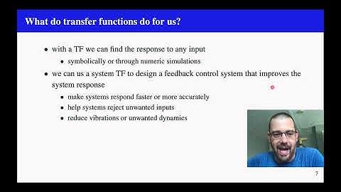 EGR 345 Video 1: What is a transfer function?