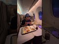1st class flight 1st time #firstclassflight #businessclass #izamigadget #fly #1stclass