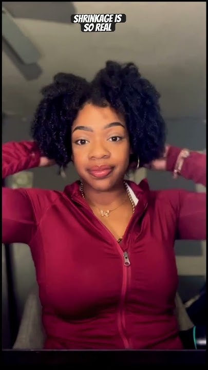  Braid Out on my natural hair | #shrinkage #type4hair #natural # ...