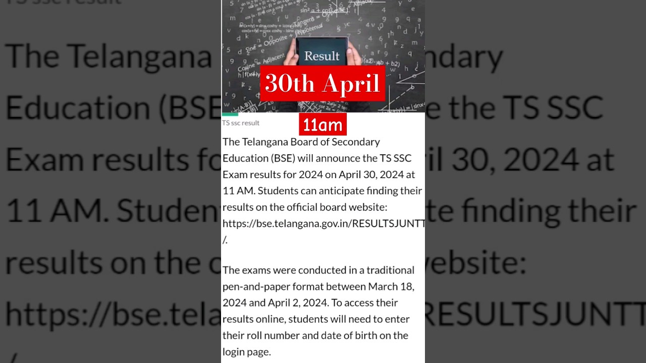 Ts Ssc Result 2024 Date 