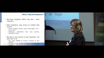 "Big Data Integration - State of the Art & Challenges" Dr. Sonia Bergamaschi (IC3K 2014)