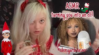 ASMR santa's helpers turn you into an elf! 🎁 (collab with @edensgardenasmr )